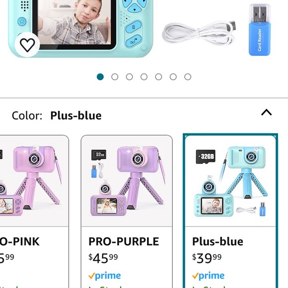 Kids camera and case - Picture 4 of 8